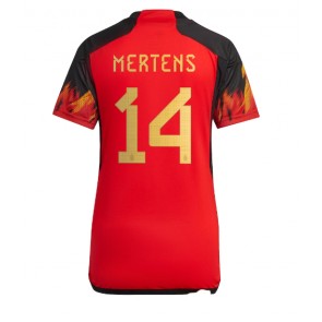 Belgie Dries Mertens #14 Dámské Domácí Dres MS 2022 Krátký Rukáv